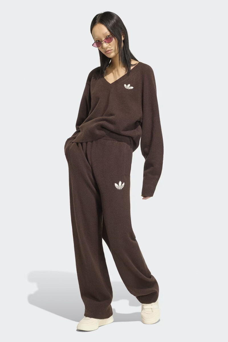 PANTALÓN DE PUNTO ESSENTIALS Marron