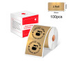 Etiqueta Dorada 50mm*80mm para impresora M110 100 uds. Etiqueta Dorada 50mm*80mm para impresora M110 100 uds.