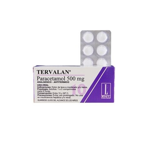 TERVALAN 500 MG 10 COMPRIMIDOS TERVALAN 500 MG 10 COMPRIMIDOS