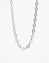 Collares Cortos Metal Collar De Acero Men´s Collection - Plateado