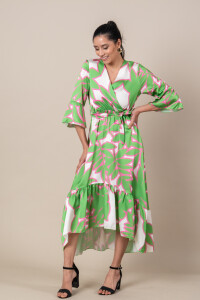 VESTIDO DUO Verde Manzana