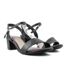 Sandalias Beira Rio Taco Medio Ancho de Mujer - 8246.1176-95 Negro
