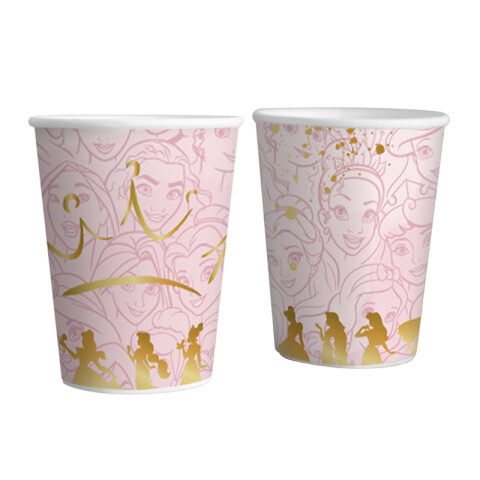Vaso de cumpleaños x10 Princesas Disney