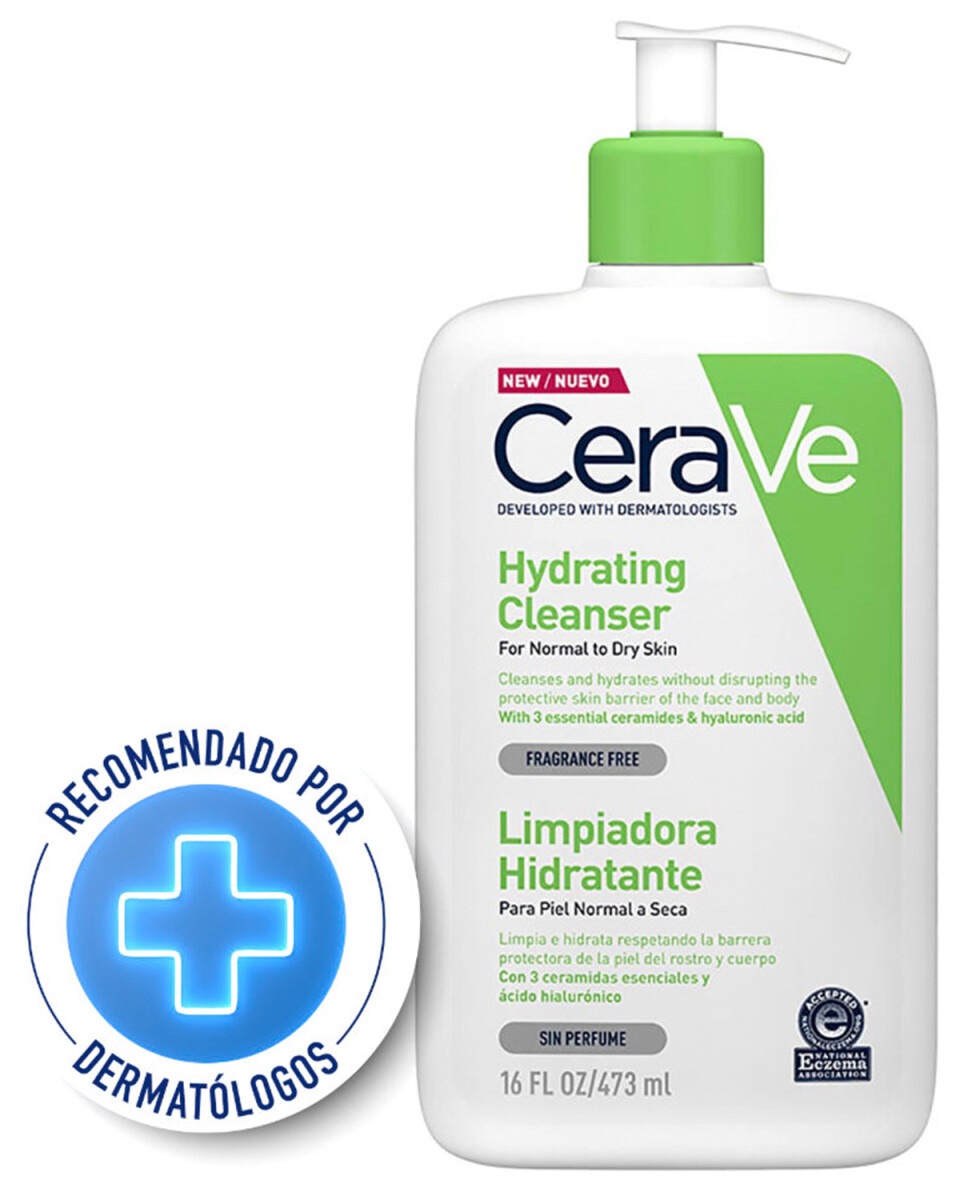 Limpiadora hidratante rostro y cuerpo CeraVe 473ml 