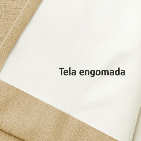 Cortina Blackout 140x230 Cm No Pasa Luz Living Dormitorio Beige