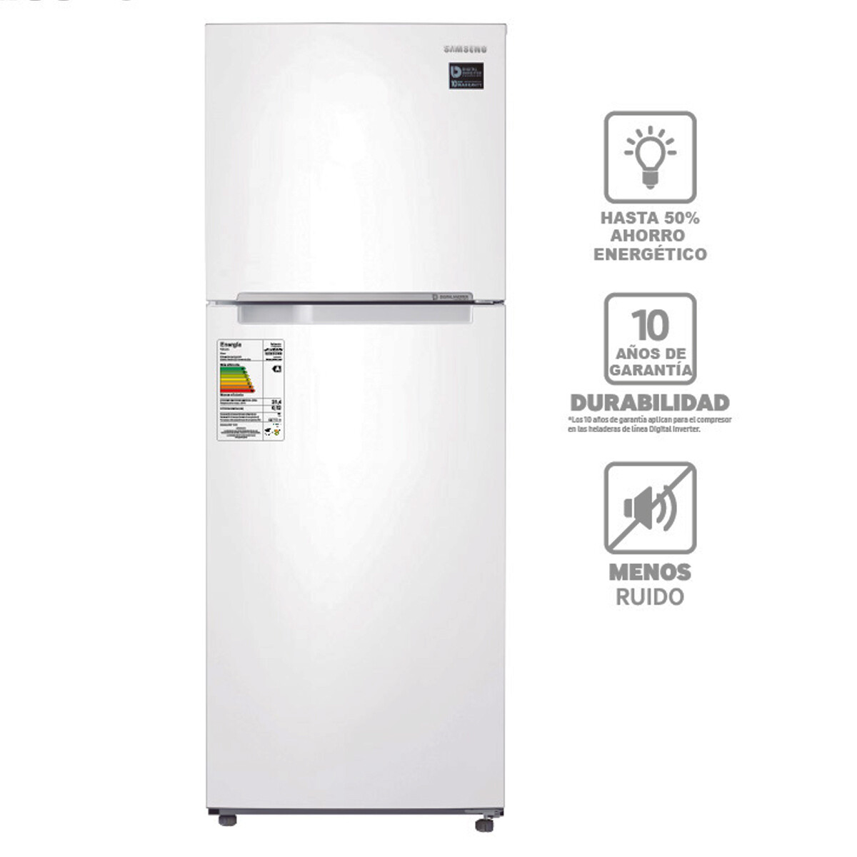 Heladera Samsung RT29K500JWW Blanco (CON DETALLE) 