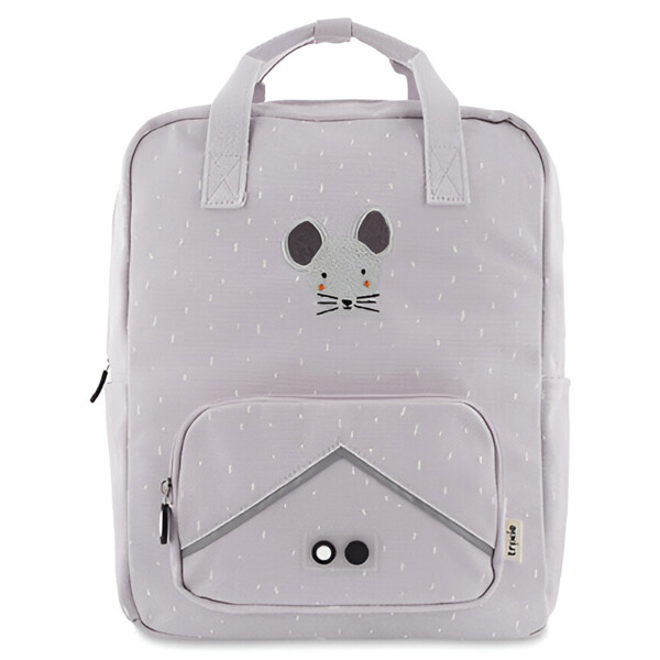 Mochila Grande Escolar Divertida Trixie Diseño De Animales ® Diseño Ratón