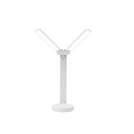 Lámpara De Escritorio 2 Brazos Batería Recargable BLANCO