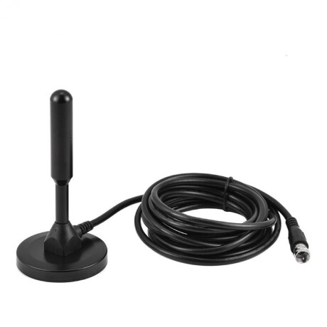 Antena digital HDTV interna-externa NEGRO