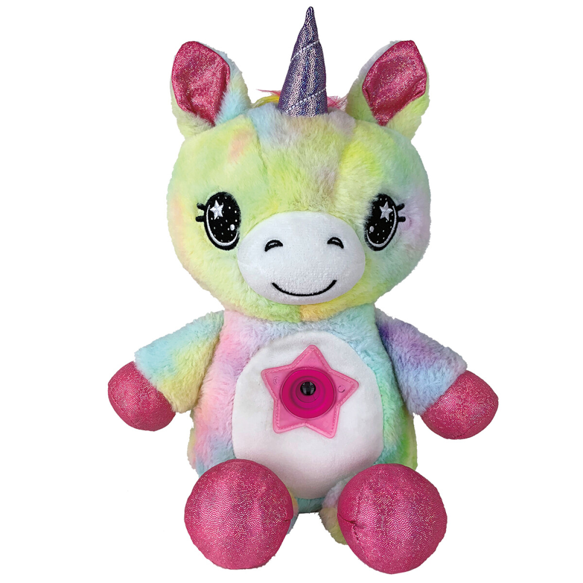 Peluche luminoso - Star Belly - Unicornio arcoiris 