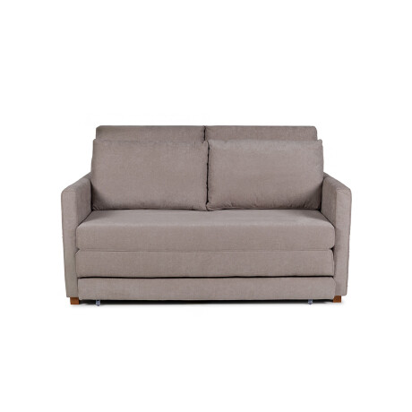 Sofá Cama Niki - Tela Microfibra 10287 (Tostado)