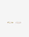 Sets Anillos Con Dijes Set De Anillos Flexibles Con Beads - Dorado