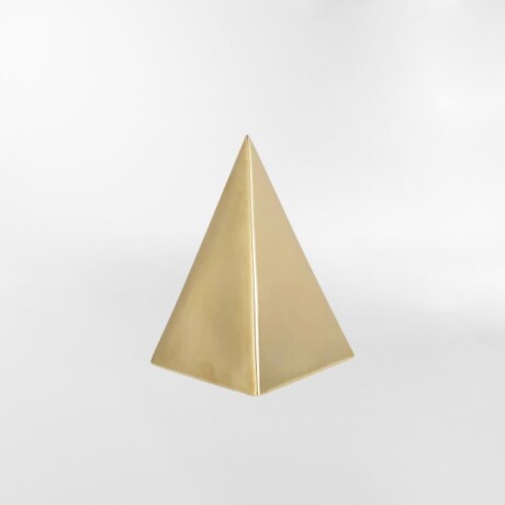 DECORACION PYRAMID Dorado - Large