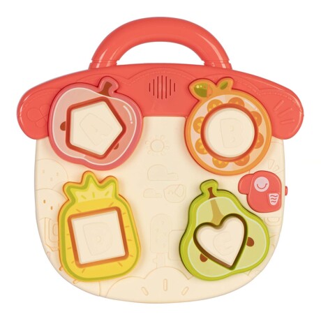 Tablero Encastrable de Actividades Música y Luz Bebé Huanger Rosa