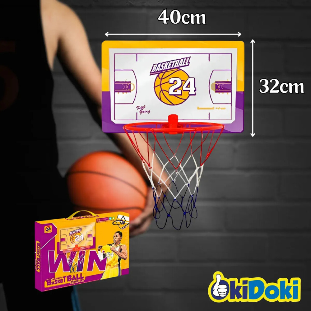Tablero de basketball con balón e inflador. 40 x 32cms Tablero de basketball con balón e inflador. 40 x 32cms