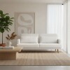 SOFA CAMA NORDICO TELA CLARA - ALMOHADONES BEIGE -PRODUCTO CON DETALLES - OUTLET SOFA CAMA NORDICO TELA CLARA - ALMOHADONES BEIGE -PRODUCTO CON DETALLES - OUTLET