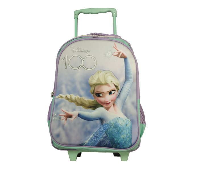 Mochila Frozen 100 c/Carro Celeste/Verde Agua/Lila