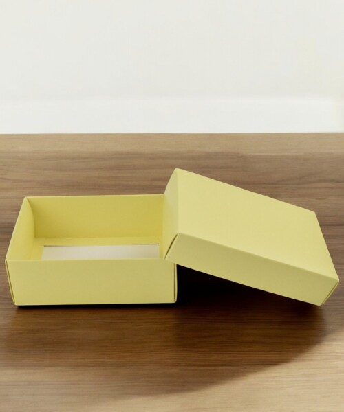 Caja eco 03 - 8x12x4,5 cm. AMARILLO