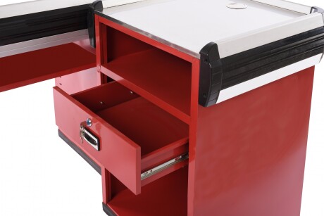 Check Out Mueble 1.8 M Rojo Unica