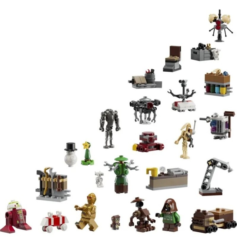 LEGO Star Wars Calendario de Adviento 2025 75418 | Droides Navideños y Babu Frik LEGO Star Wars Calendario de Adviento 2025 75418 | Droides Navideños y Babu Frik