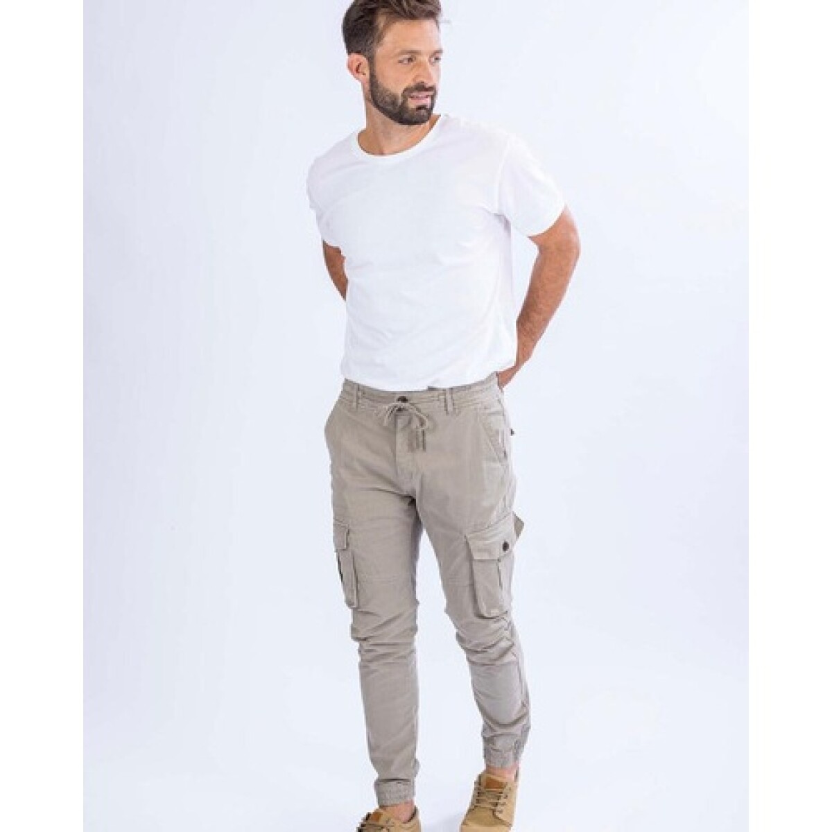 Pantalón cargo para hombre UFO Rebel Beige - Beige 