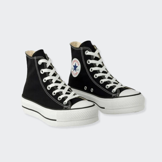 Championes Converse Chuck Taylor As Platform Hi Negro
