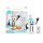 Glo Pals Set personaje + 2 cubos iluminados Blanco (luz multicolor)