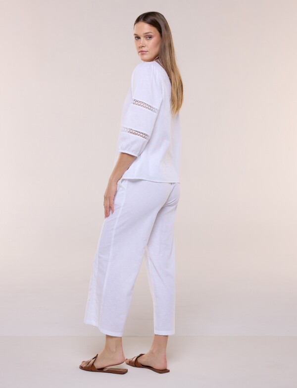 Panalon Crop Lino BLANCO
