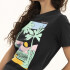 Remera Reef Regular Fit Negro