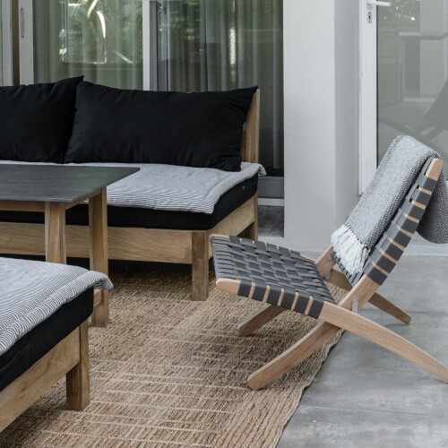 Butaca SANTORINI, plegable gris Butaca SANTORINI, plegable gris