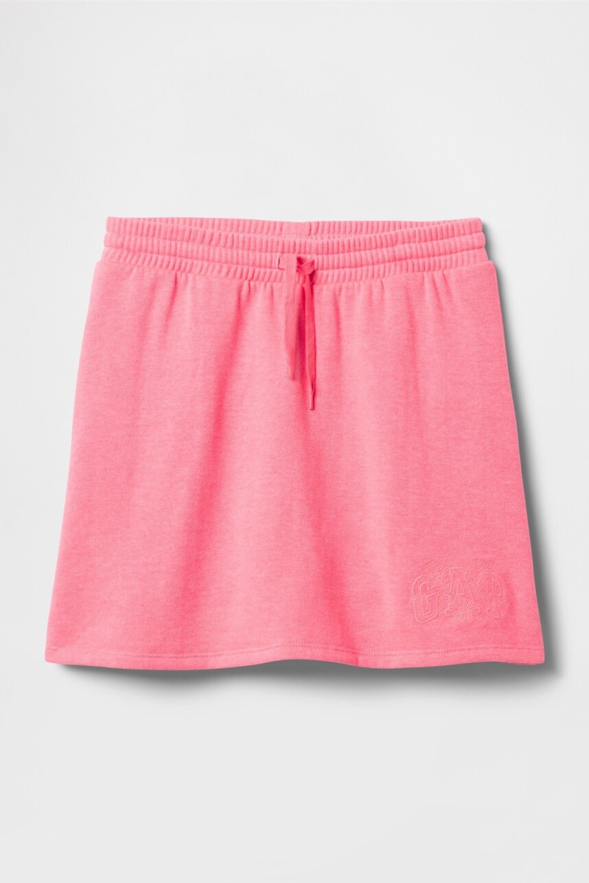 Short Pollera Logo Gap Niña Sassy Pink