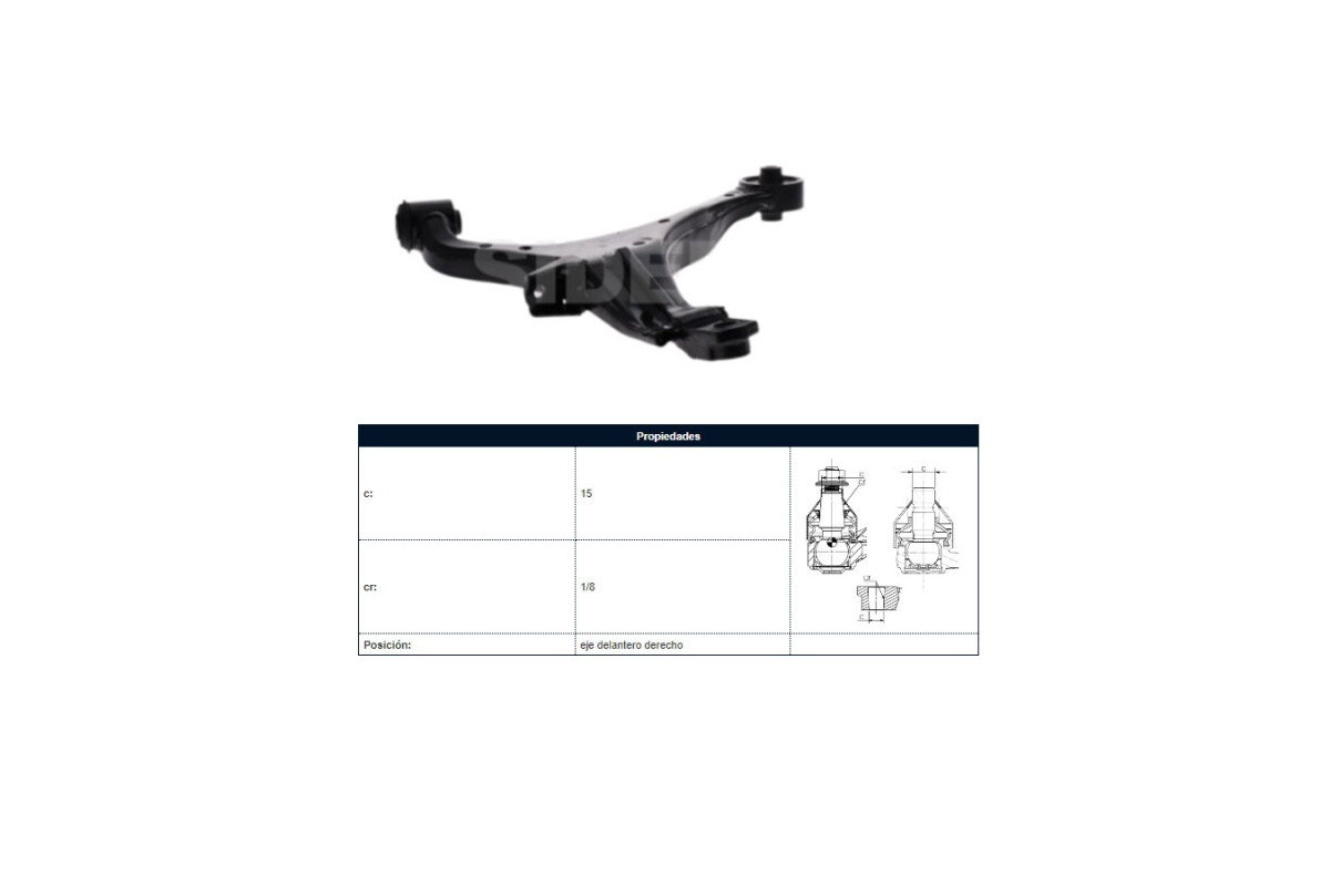 Parilla De Suspension Delantera Honda Crv 02-06 Der Parilla De Suspension Delantera Honda Crv 02-06 Der