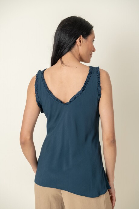 BLUSA GENTIANA Petróleo