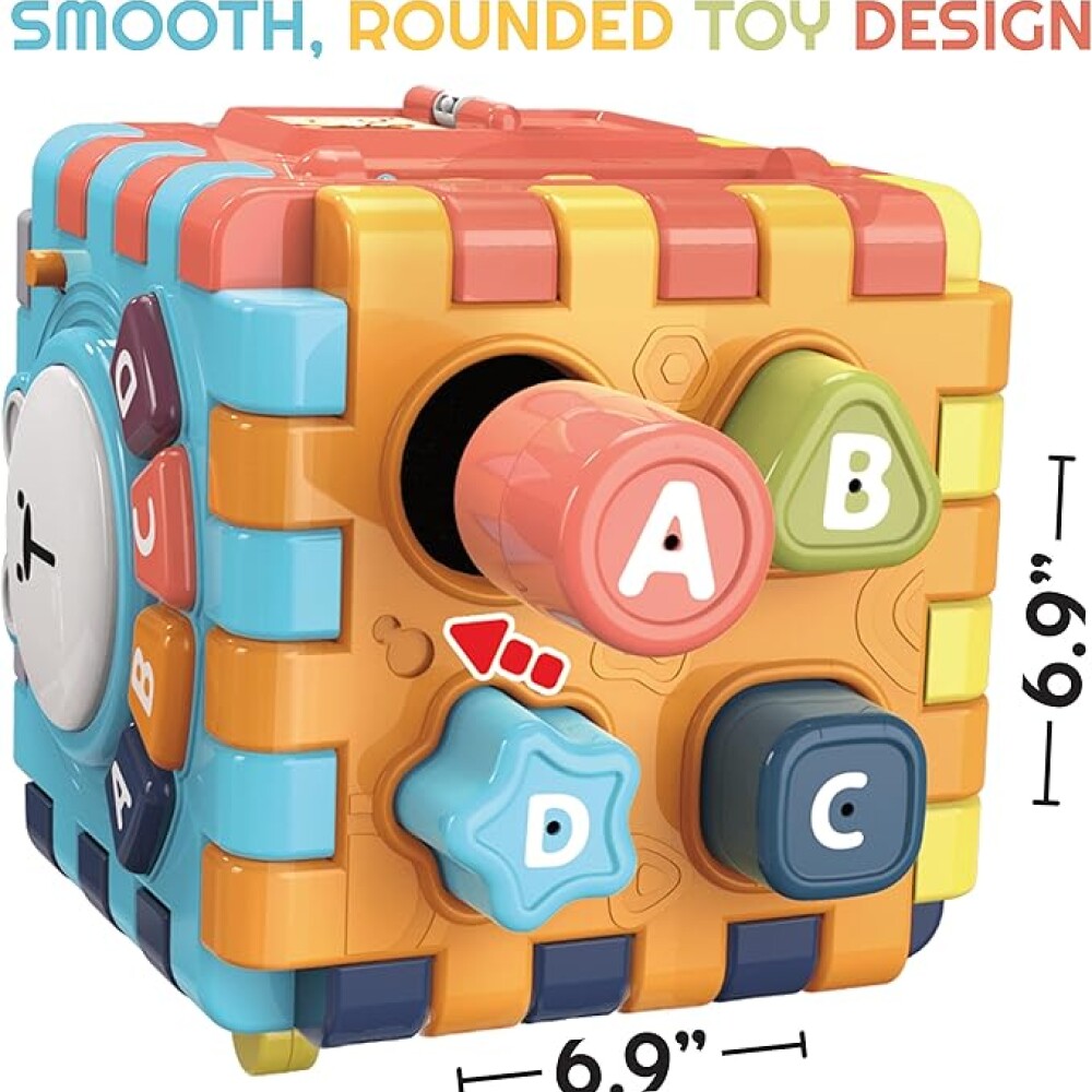 Cubo Actividades Montessori con luz y sonido Cubo Actividades Montessori con luz y sonido