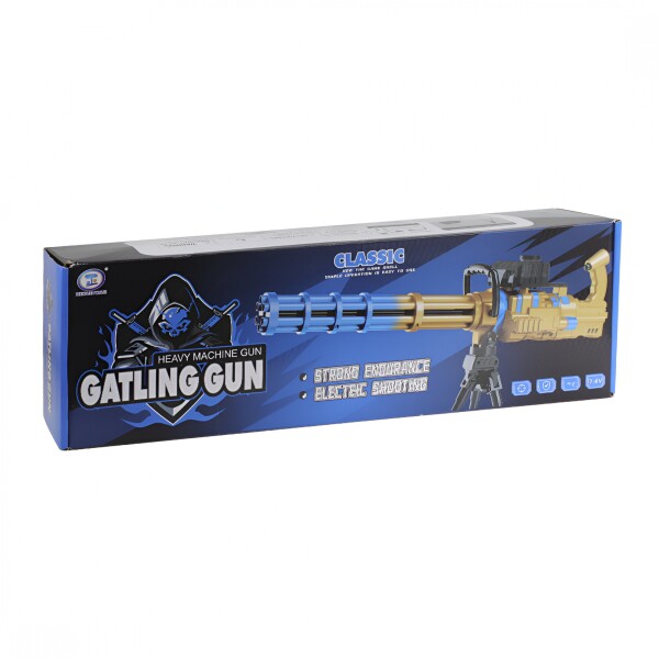 Ametralladora Automática Hidrogel + Trípode Recargable Color Amarillo