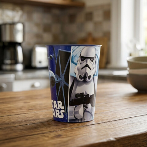 Vaso Plástico Star Wars 260 ml AZUL