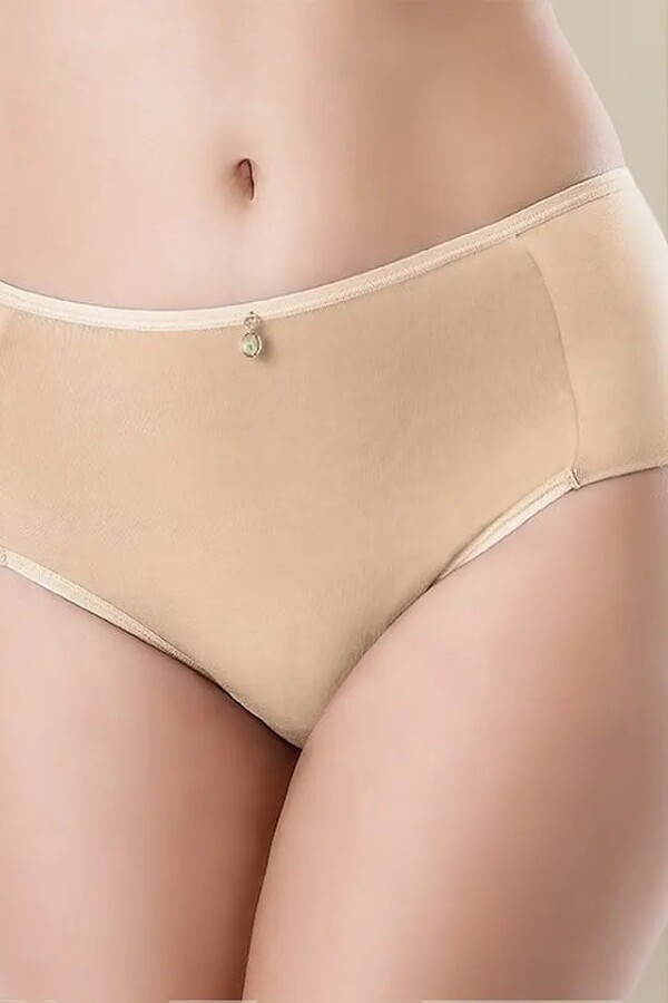 Bombacha Tiro Medio 86504 Beige
