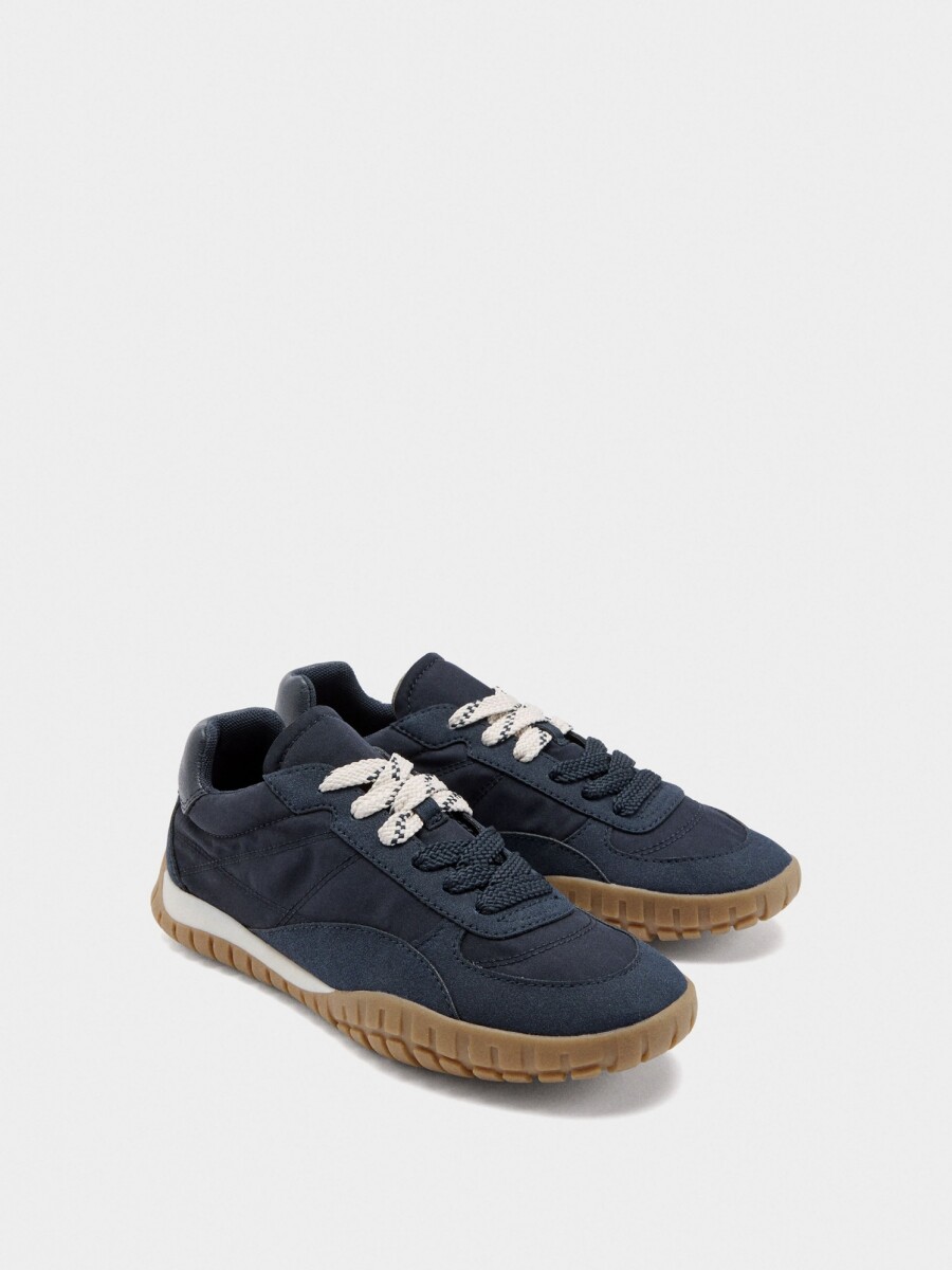 Zapatillas Monocromáticas azul-marino