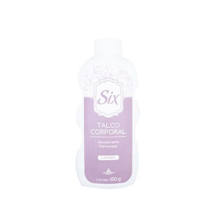 Talco Six Lavanda 160 g – Suavidad y Frescura Talco Six Lavanda 160 g – Suavidad y Frescura