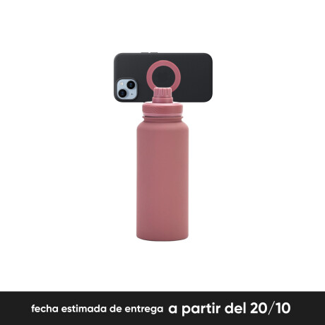 Botella Deportiva 960 Ml magética para celular Acero inoxidable Rojo