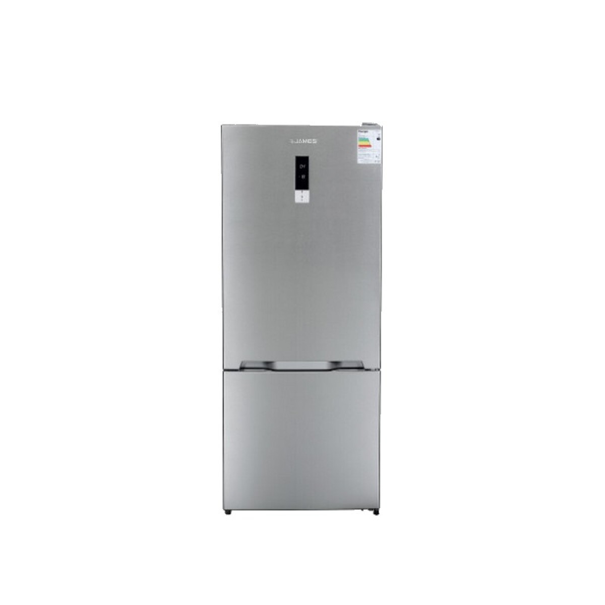 HELADERA JAMES CON FREEZER ABAJO 407 Lts. FRIO SECO. INOX 