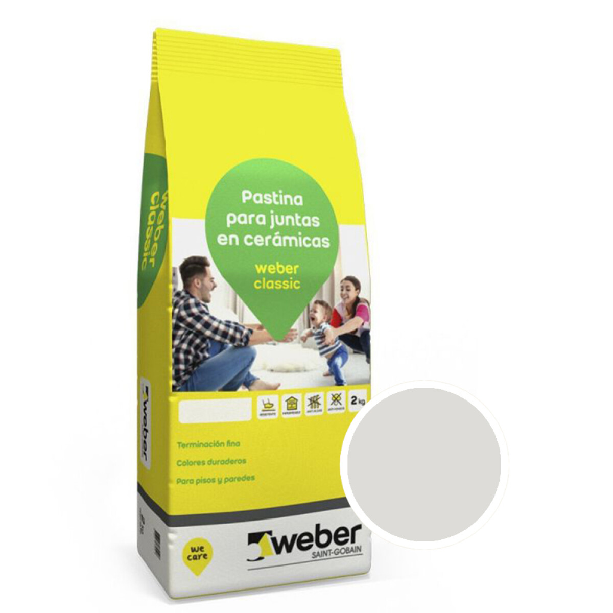 Pastina Weber Classic Color Hueso X 2kg 