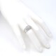 Anillo en oro 18k blanco y brillantes 1,00 ct aproximadamente Anillo en oro 18k blanco y brillantes 1,00 ct aproximadamente