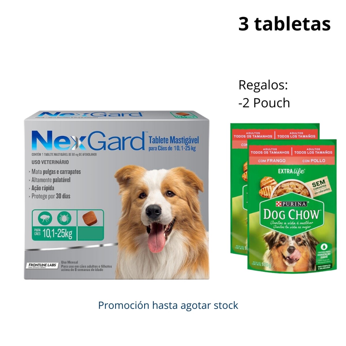 Nexgard 10-25 - Caja * 3 Comp 