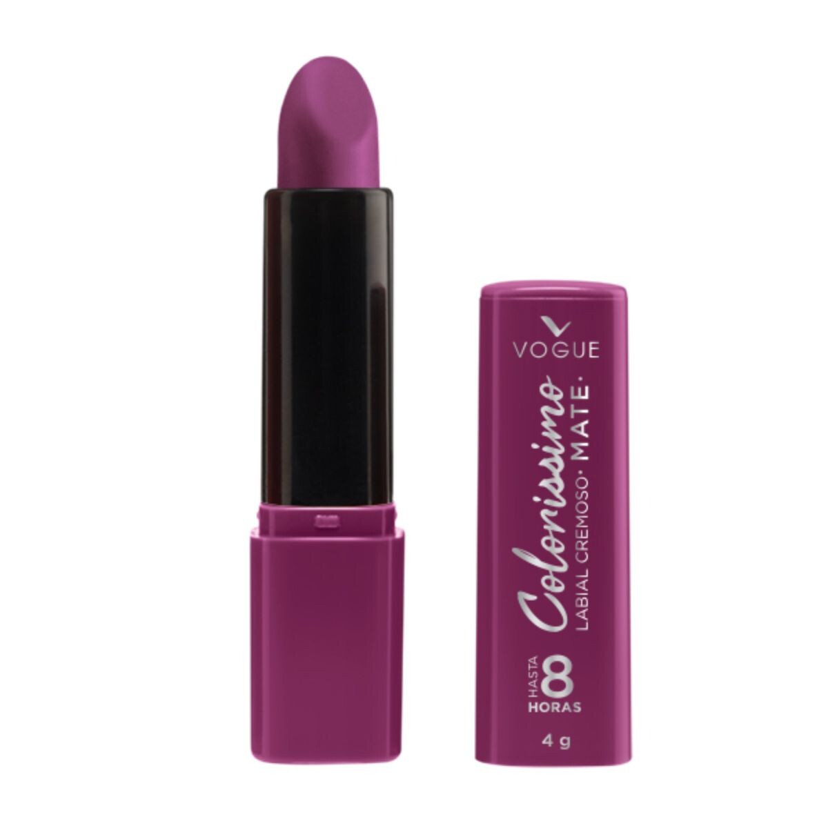 Labial Cremoso Vogue Colorissimo Ciruela Divina 4 GR 