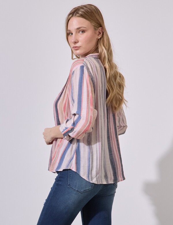 Blusa Printed MULTI/ROSA