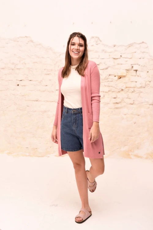 Cardigan Tory Rosado