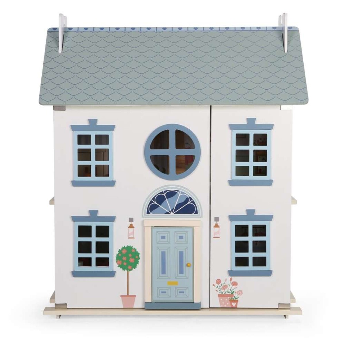 Casita De Muñecas 3 Pisos + Accesorios Doll House - Madera 