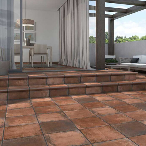 CERAMICA CUADRADO 30X30 MATE GAMAS DE TERRACOTA RUSTICOS GAMAS DE TERRACOTA