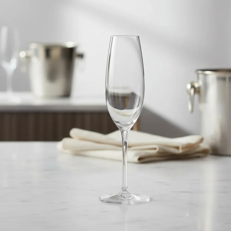 SET 6 COPAS DE VIDRIO FLAUTA 202ml. - X-JG5304 SET 6 COPAS DE VIDRIO FLAUTA 202ml. - X-JG5304